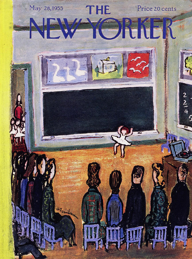 New Yorker May 28 1955 Painting by Abe Birnbaum