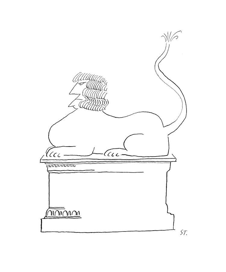 New Yorker May 2nd, 1953 Drawing by Saul Steinberg New Yorker May 2nd, 1953 Drawing by Saul Steinberg