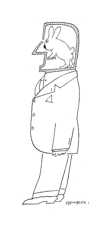 New Yorker November 1st, 1958 Drawing by Saul Steinberg