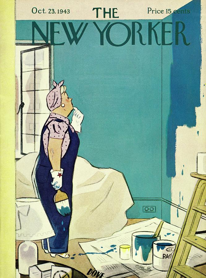 New Yorker October 23 1943 Painting by Leonard Dove