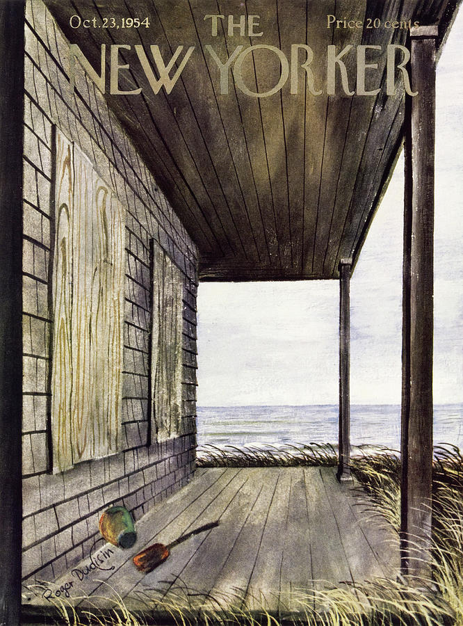 New Yorker October 23 1954 Painting by Roger Duvoisin