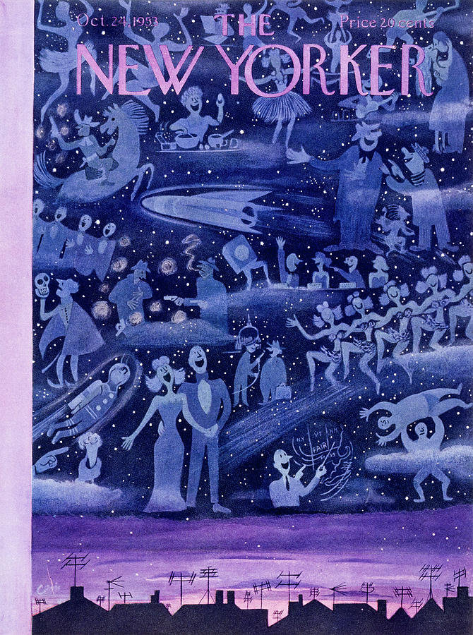 New Yorker October 24 1953 Painting by Charles E Martin