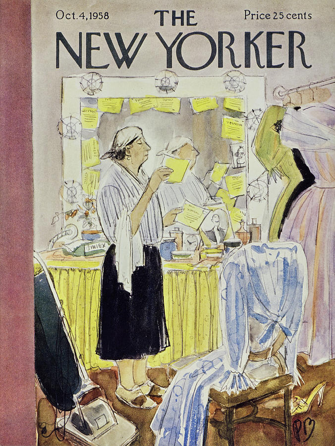 New Yorker October 4 1958 Painting by Perry Barlow New Yorker October 4 1958 Painting by Perry Barlow