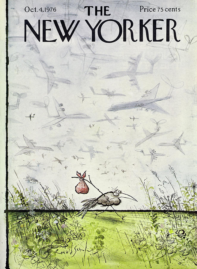 New Yorker October 4 1976 Drawing by Ronald Searle