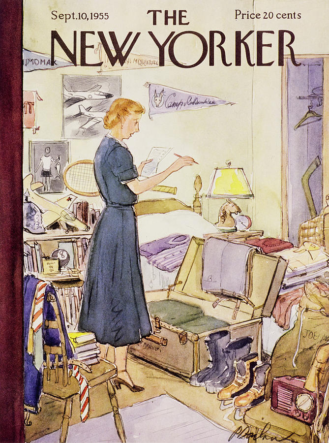 New Yorker September 10 1955 Painting by Perry Barlow