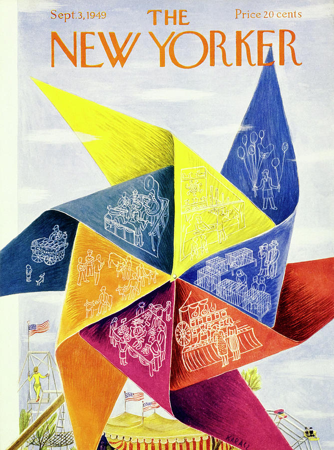 New Yorker September 3 1949 Painting by Ilonka Karasz