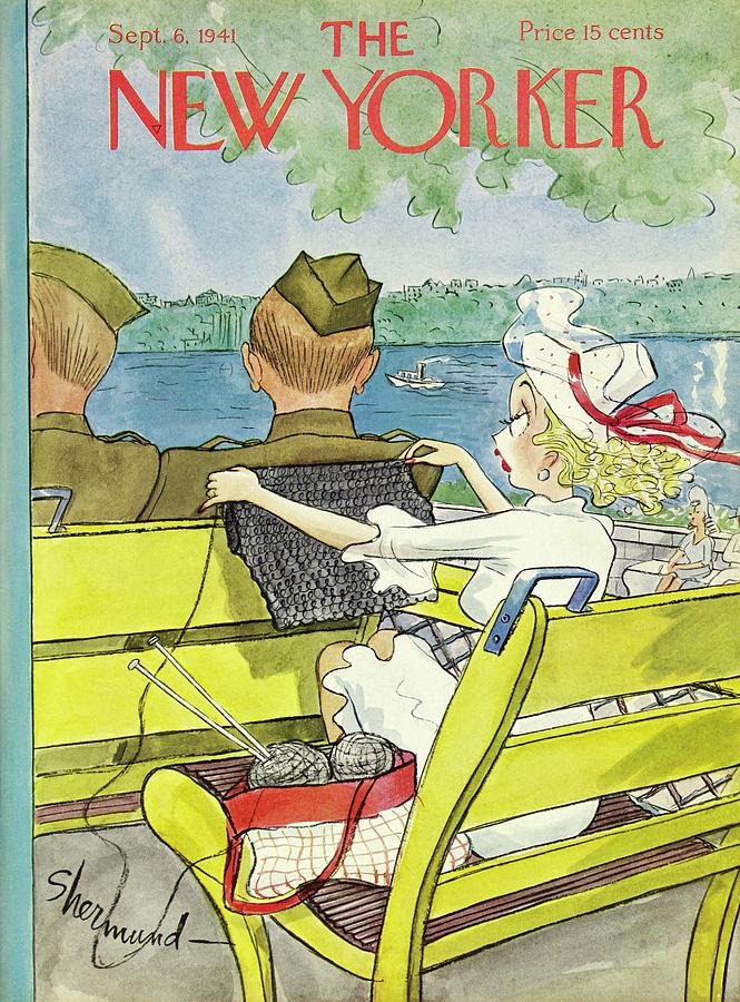 New Yorker September 6 1941 Painting by Barbara Shermund