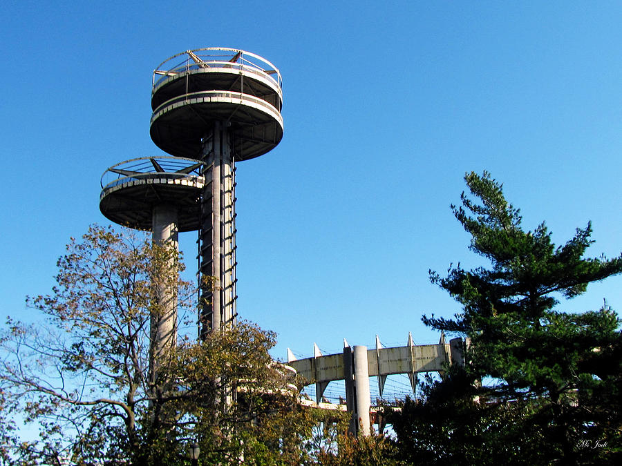 New Yorks 1964 Worlds Fair Observation Towers Photograph by Ms Judi