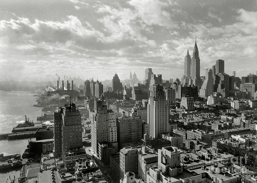 Times Square Photograph - New your City Skyline by Jon Neidert