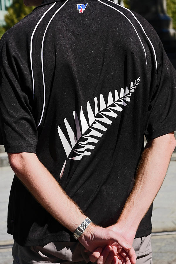 New Zealand Silver Fern Shirt Photograph by Sally Weigand