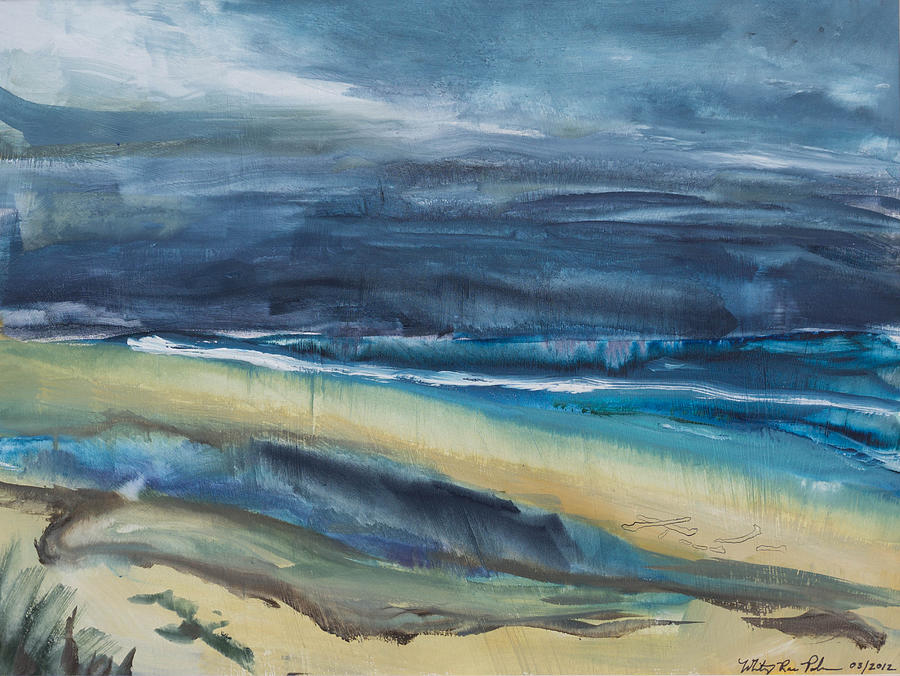 Aotearoa Storm II Painting by Whitney Palmer