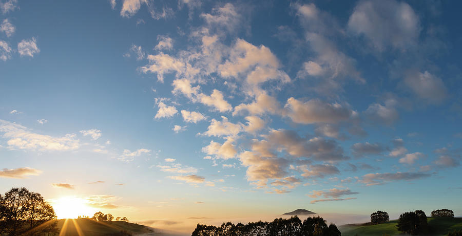 New Zealand sunrise 2 Photograph by Les Cunliffe