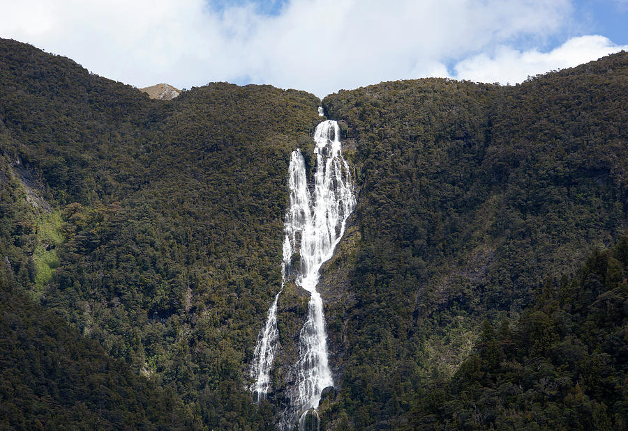 New Zealands Waterfalls Photograph by Ramunas Bruzas