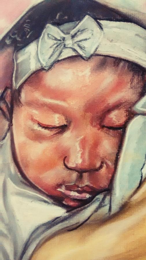 Newborn Close up Drawing by Sylvester Wofford