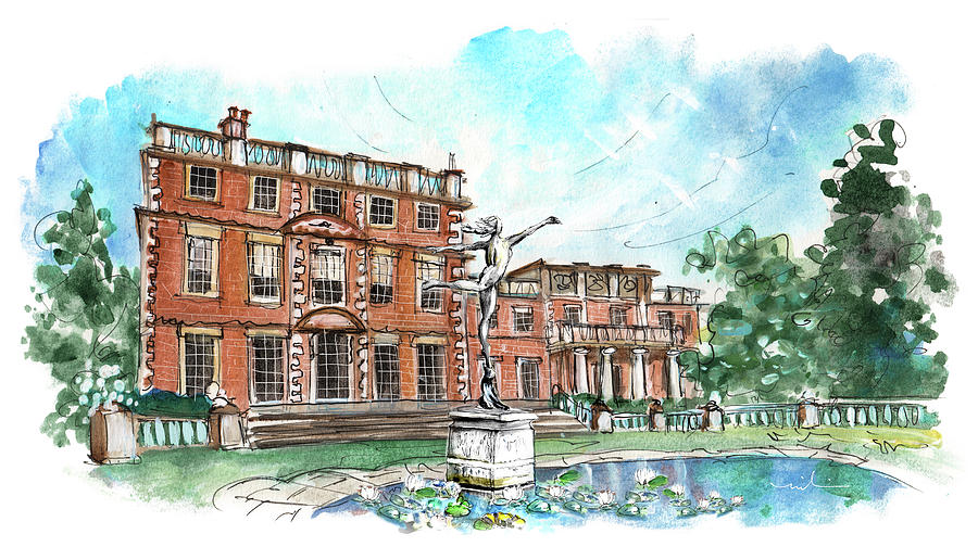 Newby Hall Painting by Miki De Goodaboom