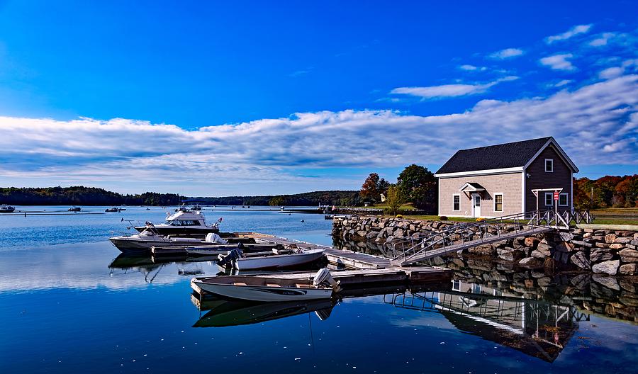 Newcastle, Maine Harbor Photograph by Mountain Dreams