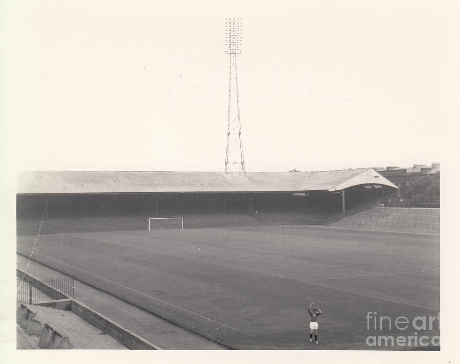 Newcastle United - St. James Park - North Terrace 1 - Leitch - BW - 1960s Photograph by Legendary Football Grounds