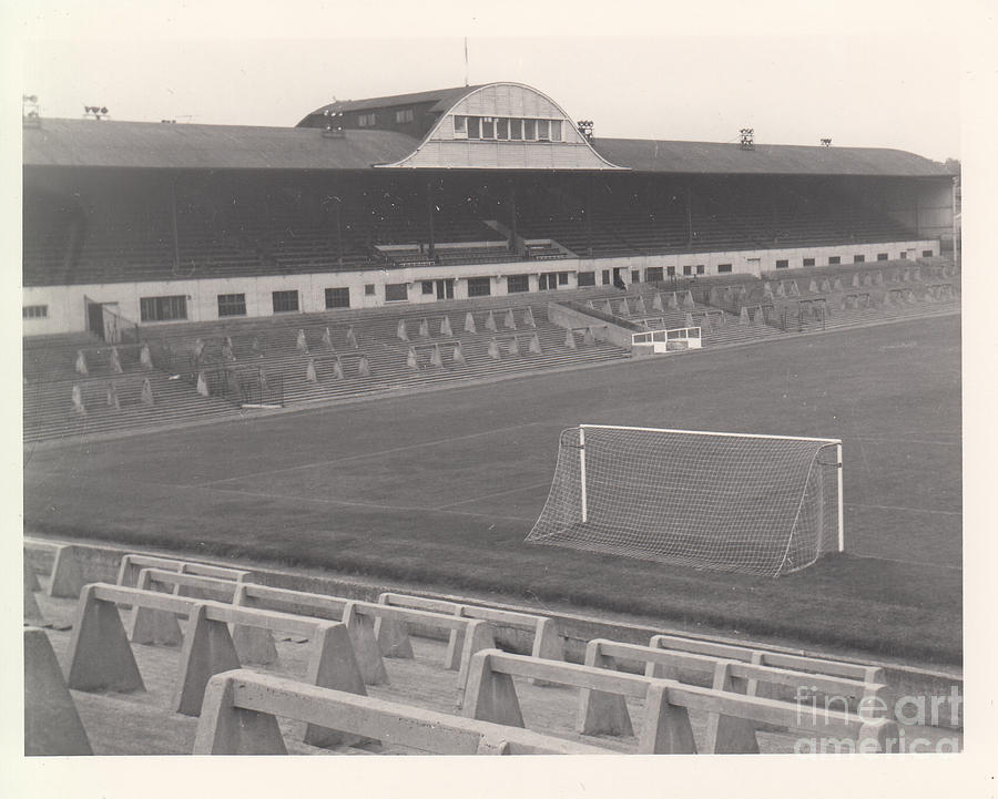 Newcastle United - St. James Park - West Stand 1 - BW - Alexander Blair - 1960s Photograph by Legendary Football Grounds