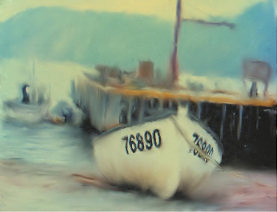 Newfoundland Fishing Port Impressions Digital Art by Ian  MacDonald