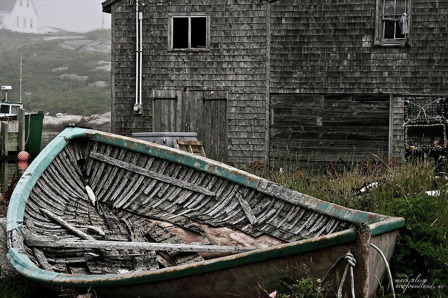 Newfoundland rowboat Photograph by Mark Alesse