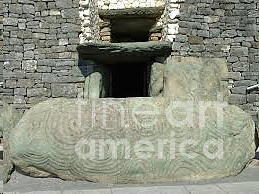 Newgrange Entrance Photograph by Val Byrne