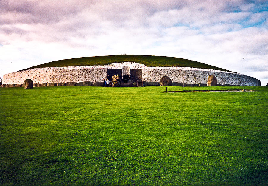 Prehistoric Photograph - Newgrange Morning by Douglas Barnett