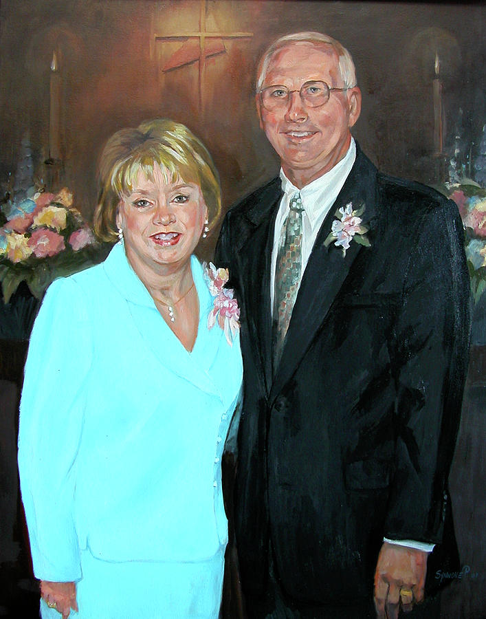 Newly Wed Painting by Synnove Pettersen
