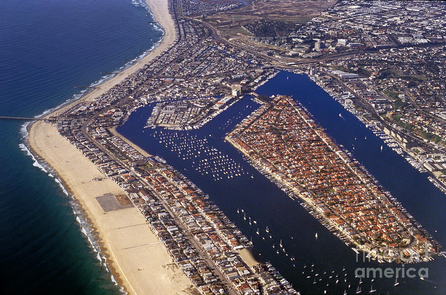Newport Beach Aerial Photograph by Wernher Krutein