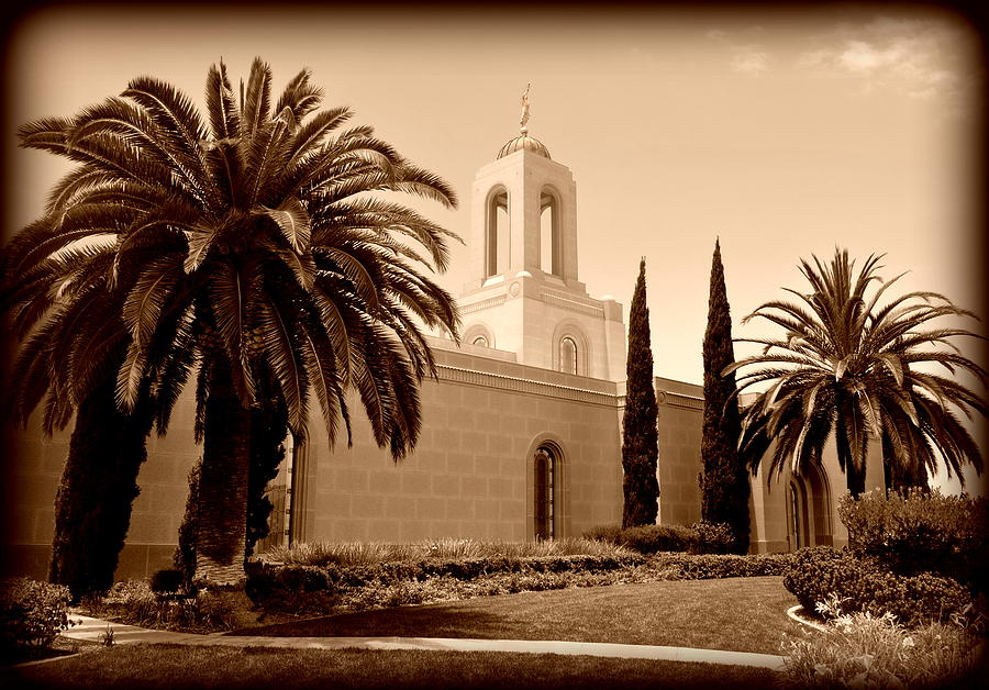 Newport Beach California LDS Temple Photograph by Nathan Abbott