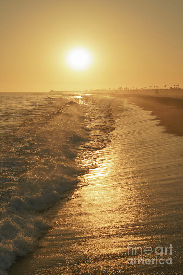 Newport Beach California Sunset Photo Photograph by Paul Velgos