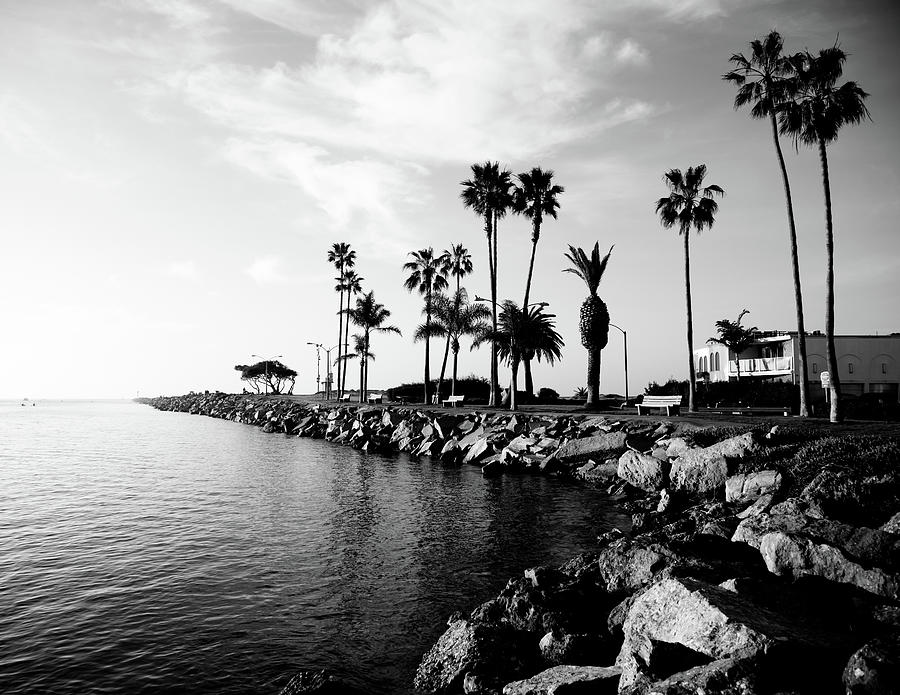Newport Beach Photograph - Newport Beach Jetty by Paul Velgos