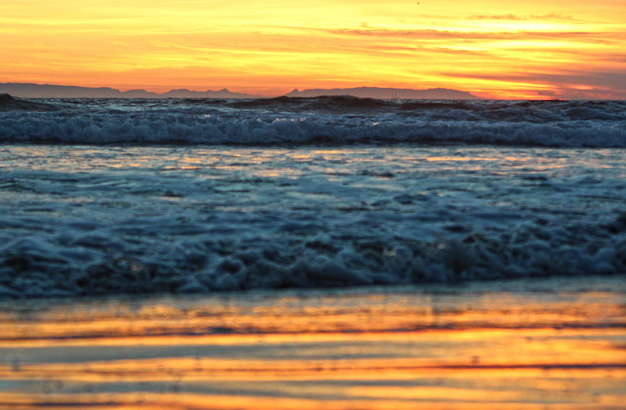 Newport beach sunset 1 Photograph by Habib Ayat