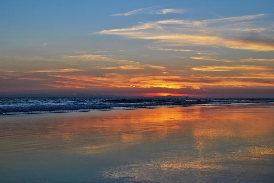 Newport Beach Sunset Orange County Photograph by Kyle Hanson