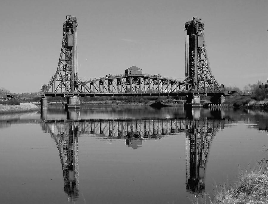 Newport Bridge across the river Tees Photograph by Jeff Townsend
