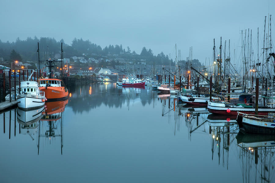 Boat Photograph - Newport Fishing Boats by Jon Glaser
