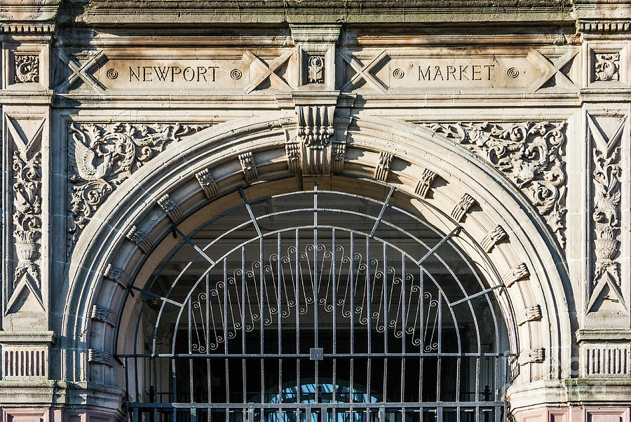 Newport Market Entrance Photograph by Steve Purnell