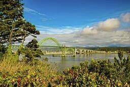 Newport Oregon Bay Bridge Photograph by David Lee