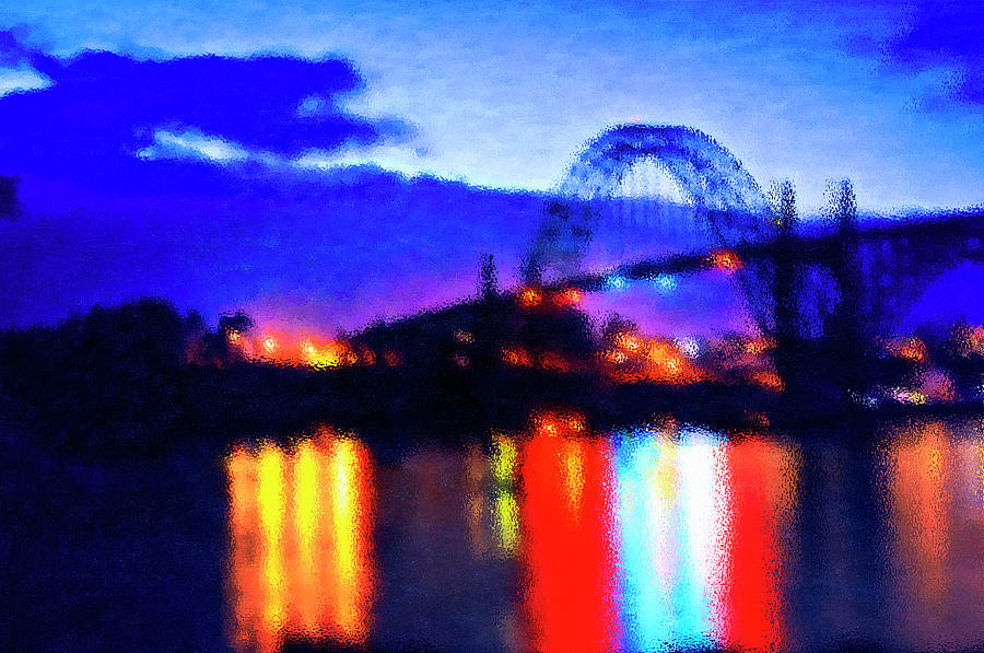 Newport Oregon - Painting The Ocean Digital Art by Image Takers