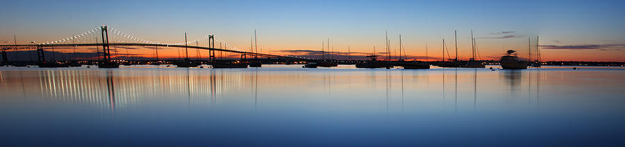Bridge Photograph - Newport Panoramic by Jeff Bord