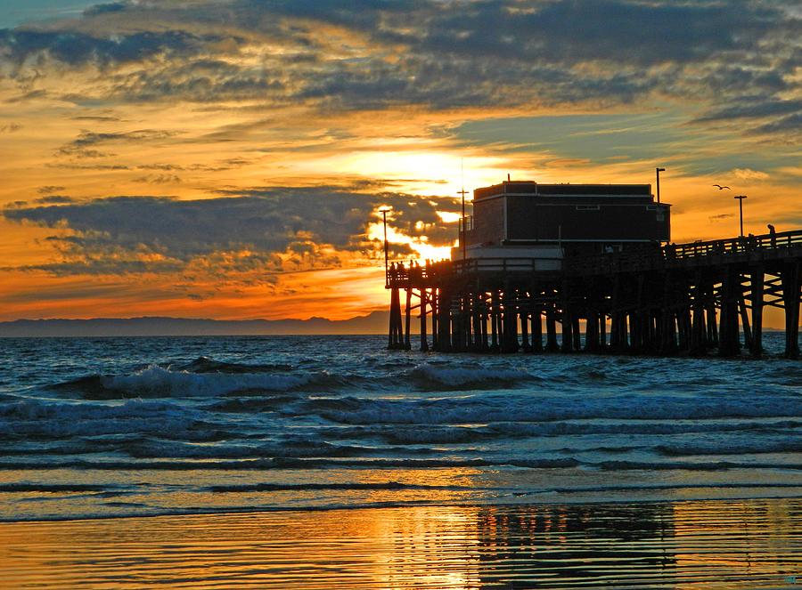 Newport Pier,  California Photograph by Everette McMahan jr