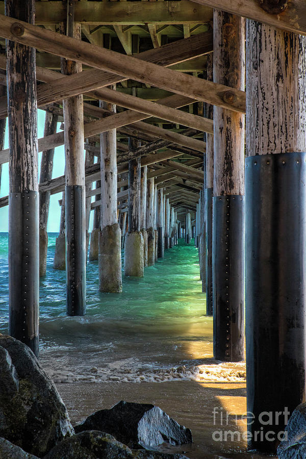 Newport Pier Heaven Photograph by Mariola Bitner