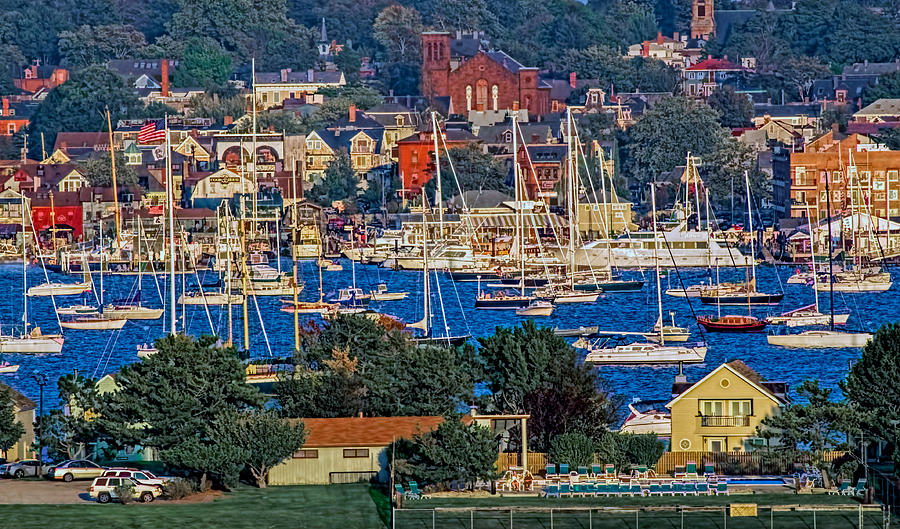 Newport Rhode Island Cityscape Photograph by Ginger Wakem
