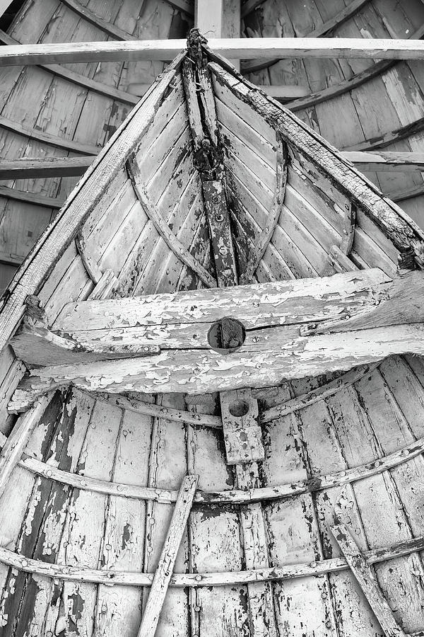 Black And White Photograph - Newport Skiff by Dawna Moore Photography