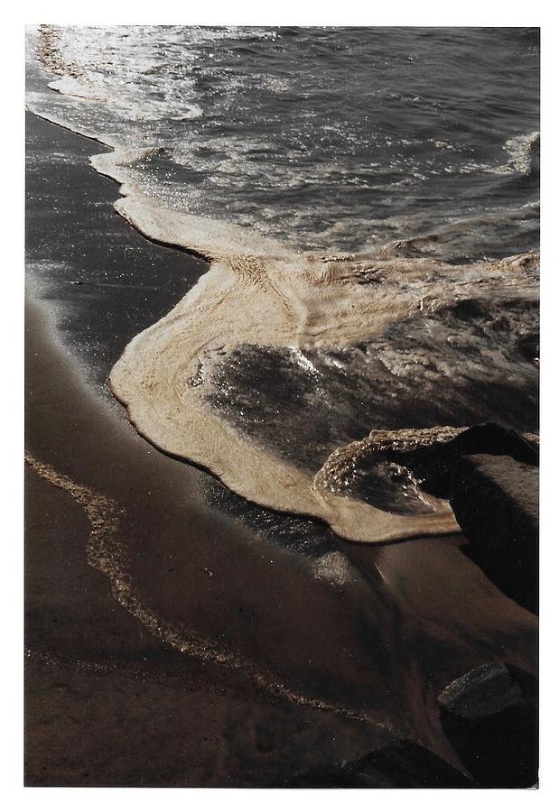 Newport Surf After Oil Spill by Paula Hunter Newport Surf After Oil Spill by Paula Hunter