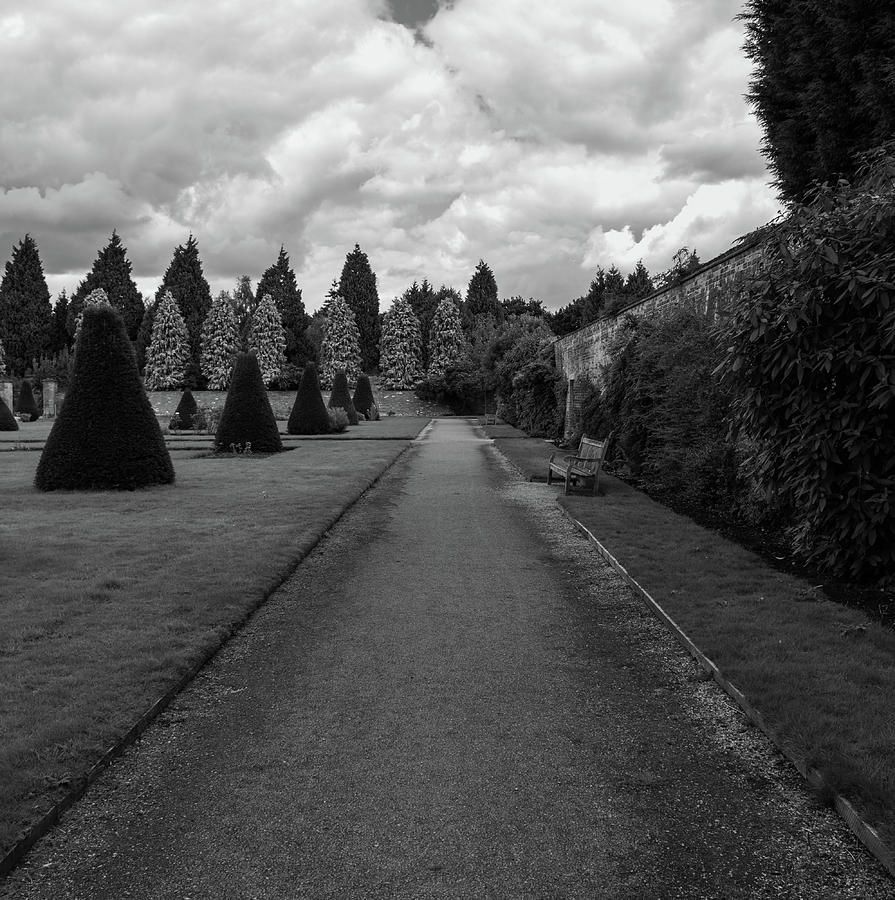 Newstead Abbey Country Garden Gravel Path Photograph by Scott Lyons