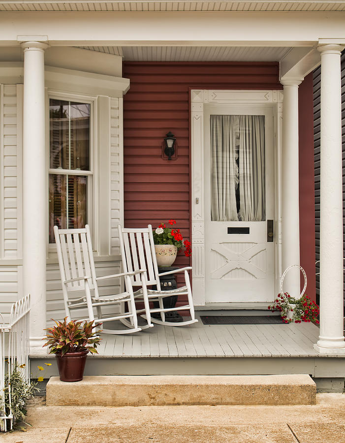 Newville Country Porch Photograph by Kristia Adams
