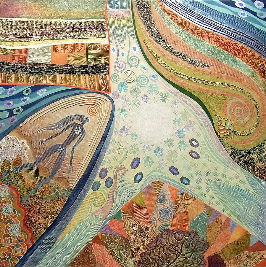 Nexus Point Approaching Painting by Jennifer Baird Nexus Point Approaching Painting by Jennifer Baird