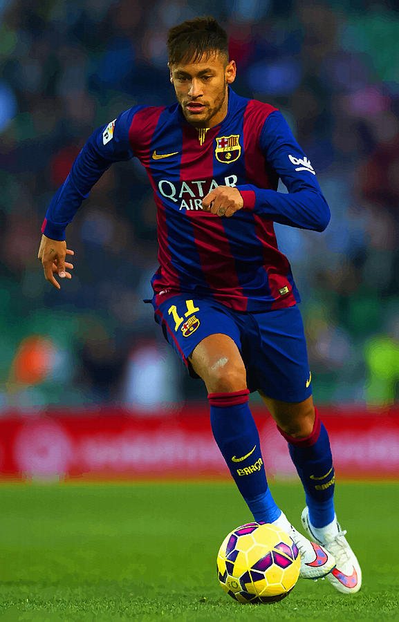 neymar with ball
