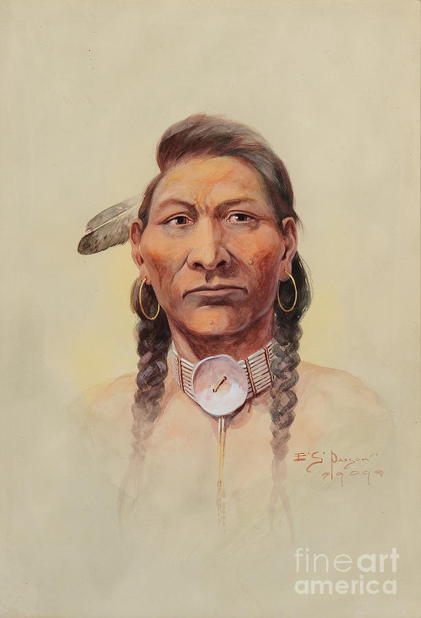 Nez Perce Painting by Celestial Images