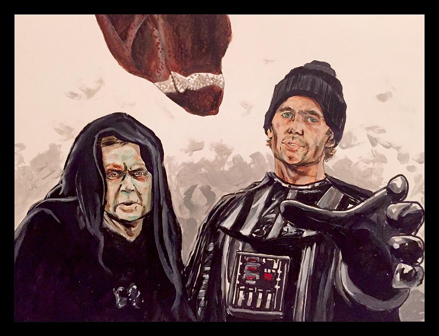 Tom Brady Painting - NFLs Empire by Joel Tesch